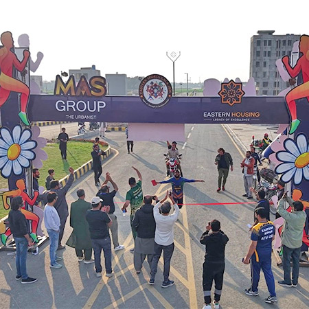 Winning Moment of Marathon Race