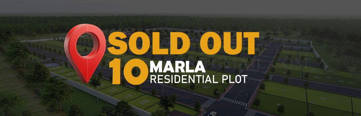 10 marla residential plot sold out